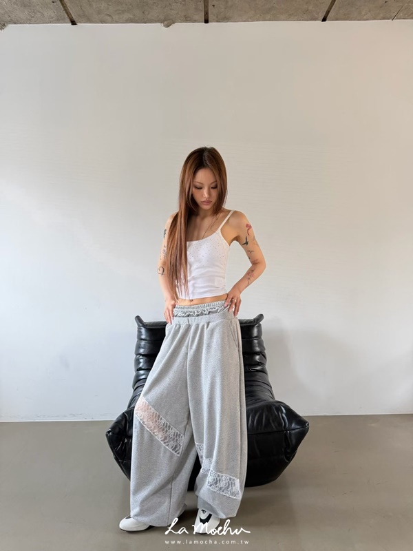 手工鉚釘坑條BRA背心